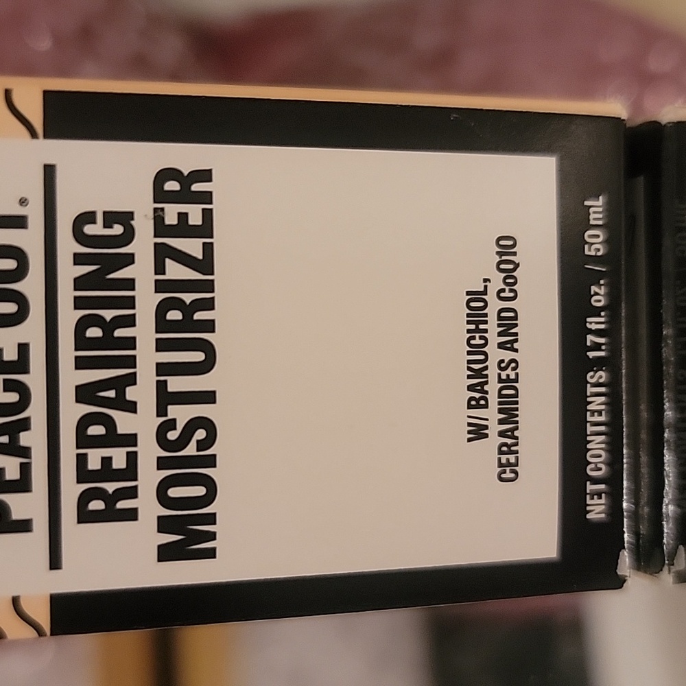 Peace Out Repairing Moisturizer.1.7 Oz. Full Sized. Never Used. - Picture 2 of 9